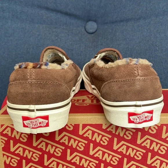 Vans Classic Slip-On Sherpa Rain Drum / Marshmallow WMNS - Picture 14 of 16